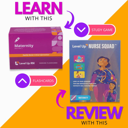 Learn with the flashcards, review with the study game