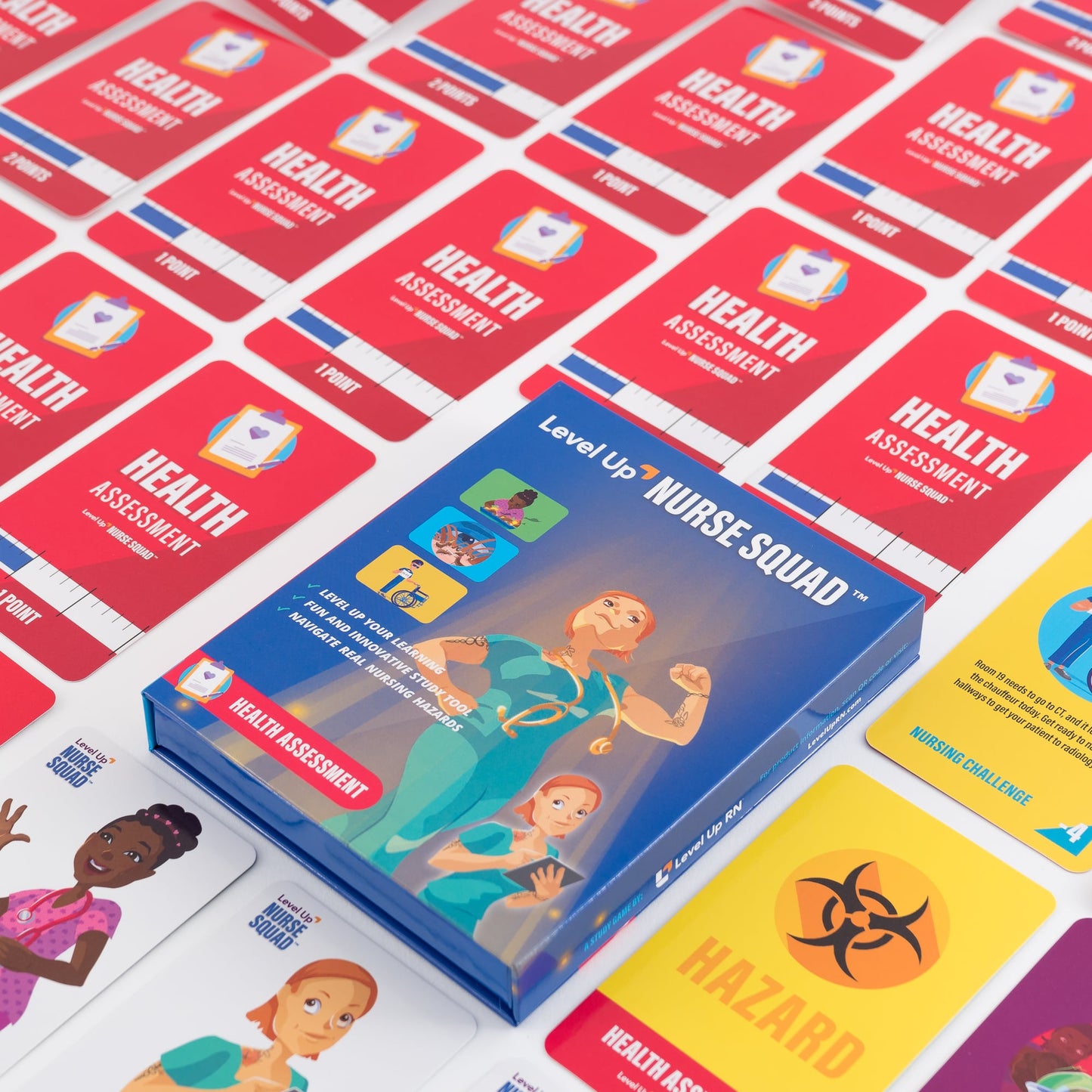 Nurse Squad Health Assessment - Flay lay