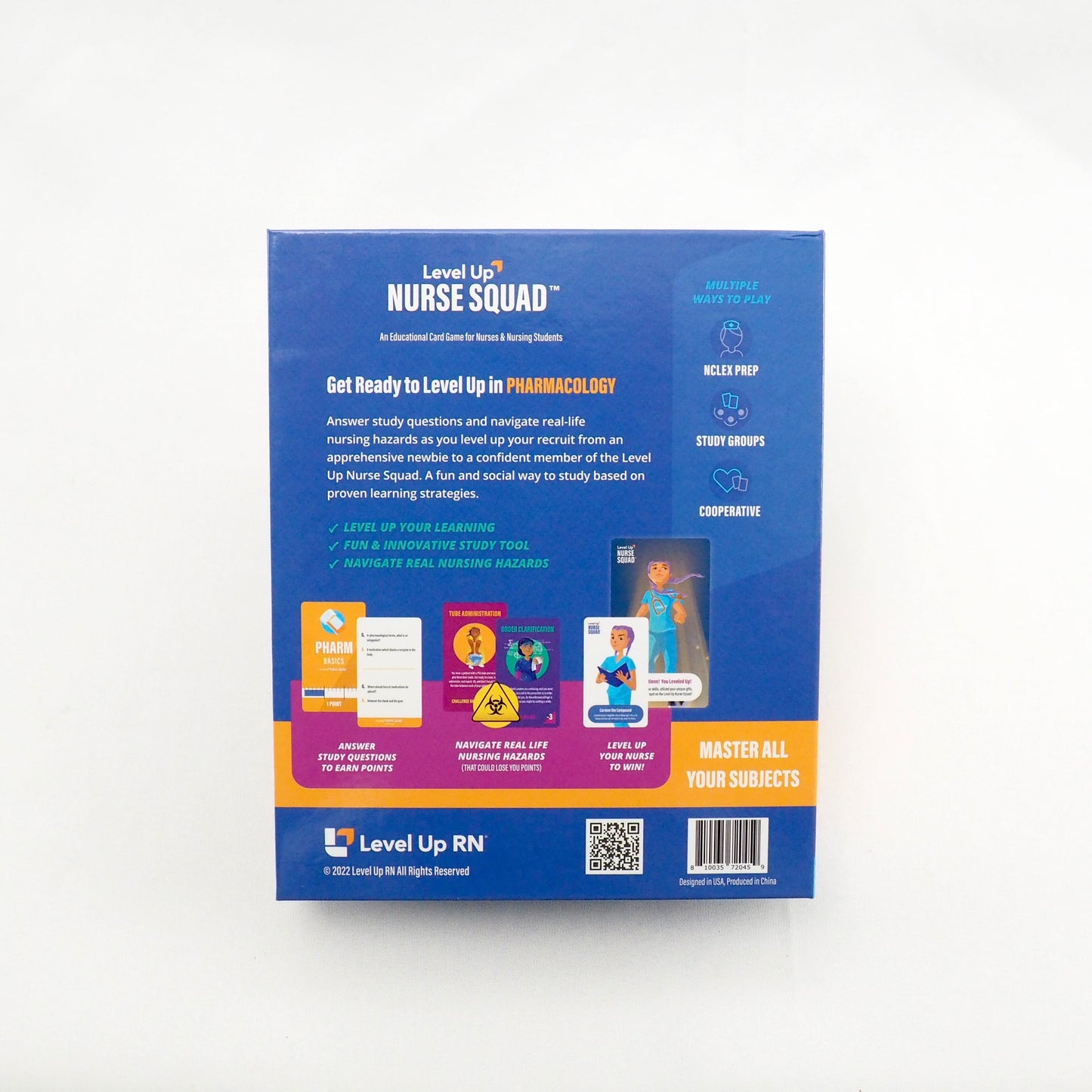 Level Up Nurse Squad - Pharmacology - Card Game from Level Up RN: Pharm-Back