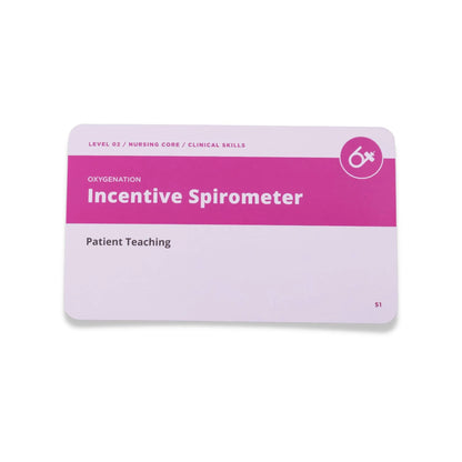 card front view of Clinical Skills - Nursing Flashcards