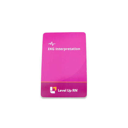 tabs view of EKG Interpretation - Nursing Flashcards