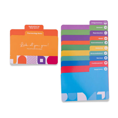 tabs view of Pharmacology - Nursing Flashcards