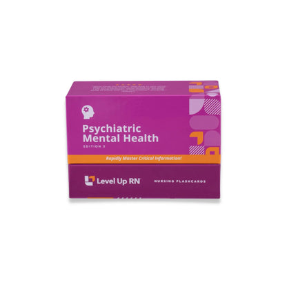 front view of Psychiatric Mental Health - Nursing Flashcards