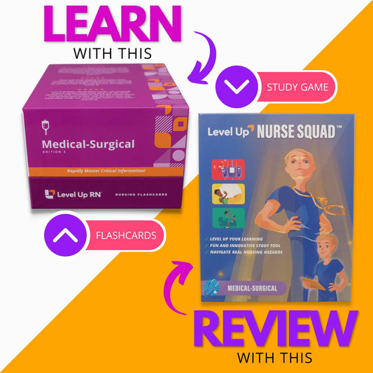 Learn with the flashcards, review with the study game