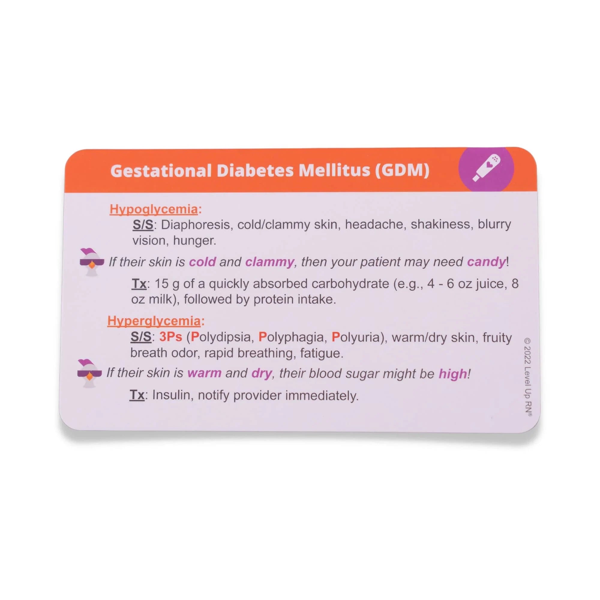 card back view of Maternity Nursing - Flashcards